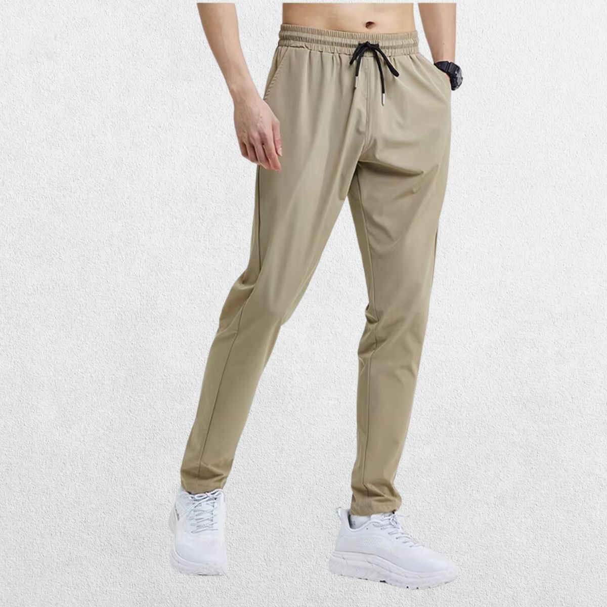 GPW Men's Slim Fit Pencil Pants - Athletic Joggers for Running & Workouts