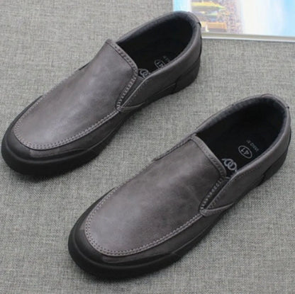 Marco Leather Loafers - Men’s Waterproof Daily Slip-Ons