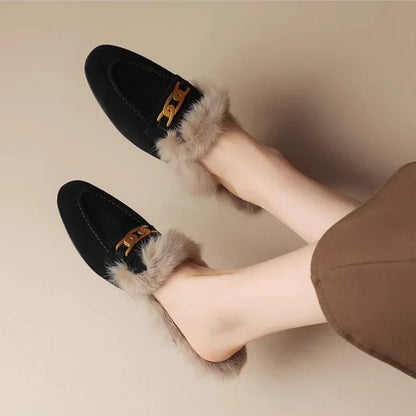 Mila Flannel Winter Slippers
