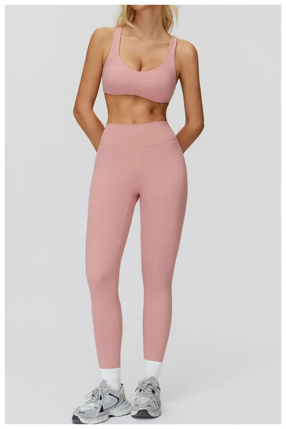 Yoga set 2 pieces women's sportswear gym clothes exercise running fitness set
