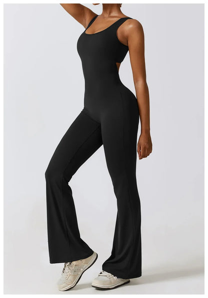 Women Tracksuit Sexy Jumpsuits Yoga Suit One-Piece Sport Fitness Workout Set Stretch Bodysuit Gym Clothes Push Up Sportswear