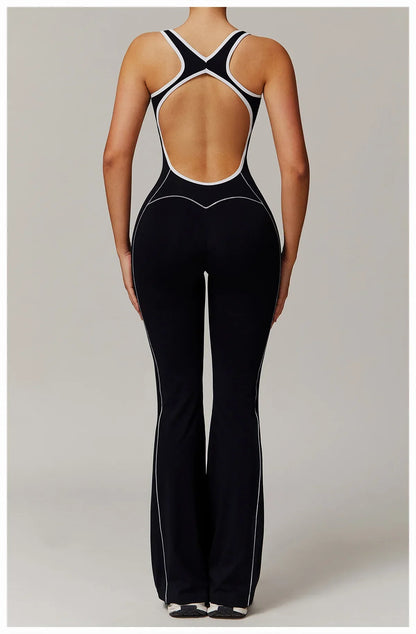 Gym Jumpsuit Women's Rompers Fitness Suit Short Sets Sports Overalls for Woman Tracksuit Yoga Clothing Zipper Workout Sportswear