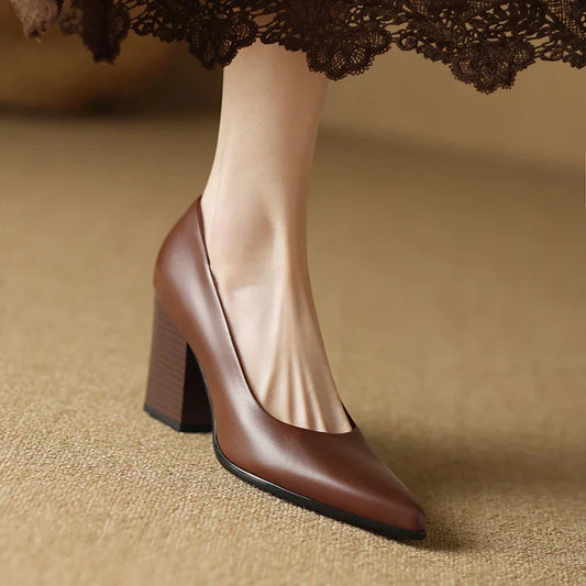 Sofia Leather Pumps