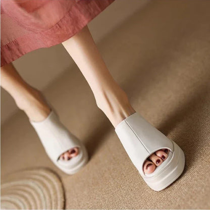 Clara Platform Slide Sandals