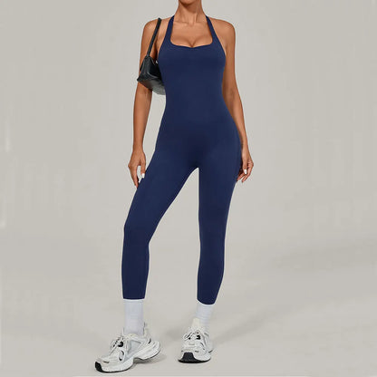 Yoga Jumpsuit Fitness Tracksuit Sports Overalls Gym Clothing Set Yoga Wear Workout Clothes for Women Outfit push-up Activewear