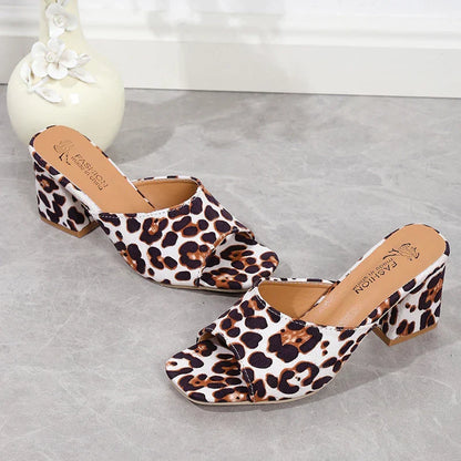 Leopard Lux Sandals