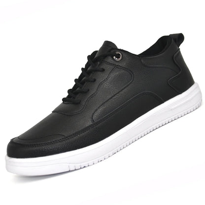 Matteo Leather Canvas Sneakers – Lightweight Breathable Fit for Men
